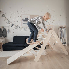 2 - i - 1 Montessori Klätterställning Med Ramp - Rootly - Pikler Trianglar