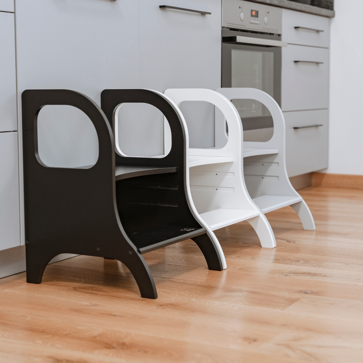 MIIMO® höjdjusterbar barnpall i svart från Ette Tete
