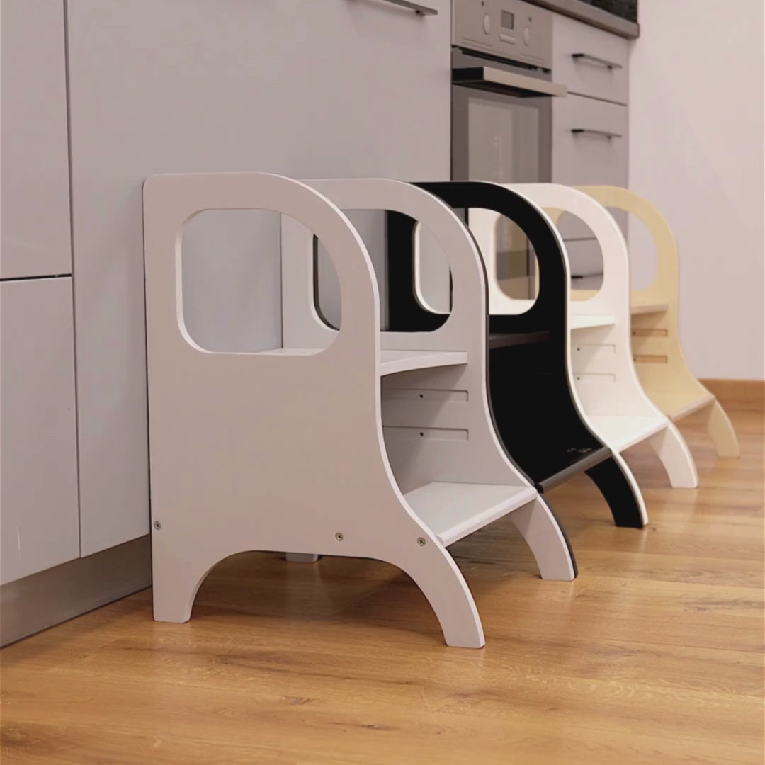 MIIMO® höjdjusterbar barnpall i vit från Ette Tete