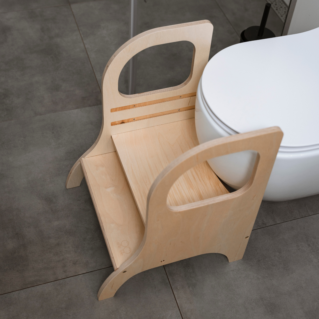MIIMO® höjdjusterbar barnpall i vit från Ette Tete