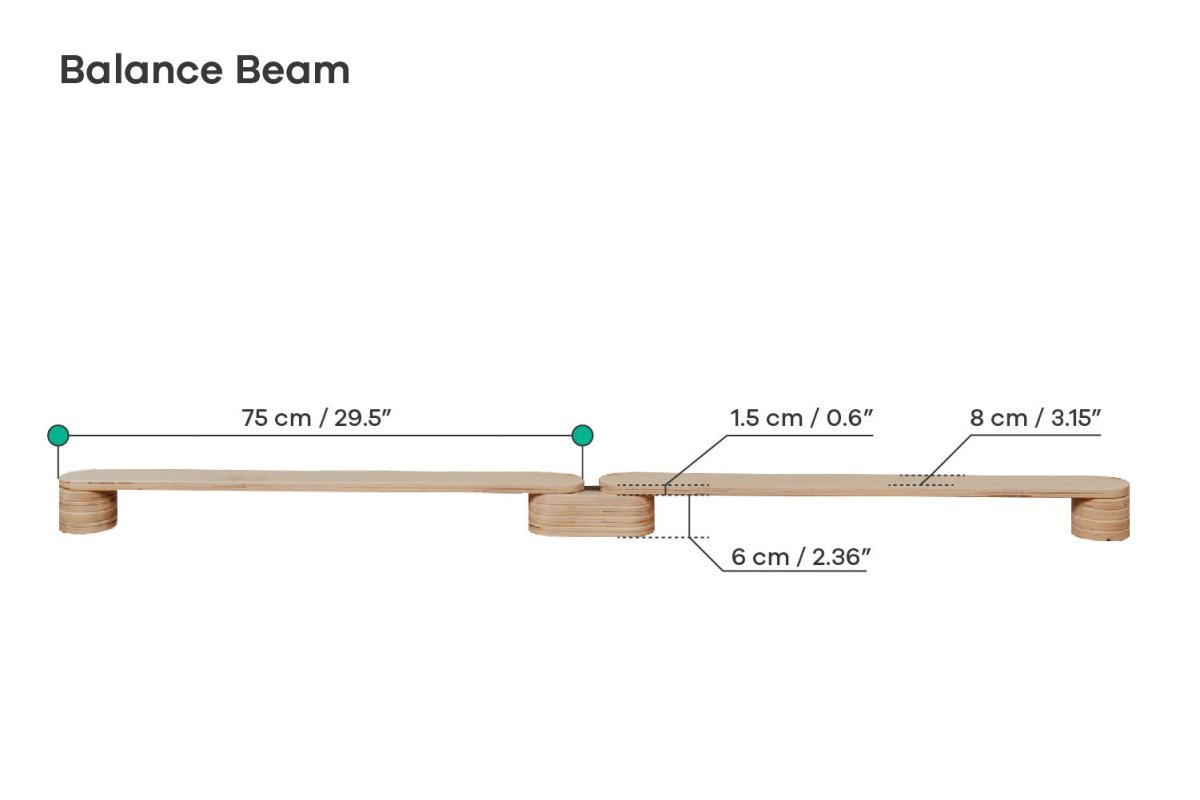 Balansbrädor - Set Om 4 Delar - Rootly - 