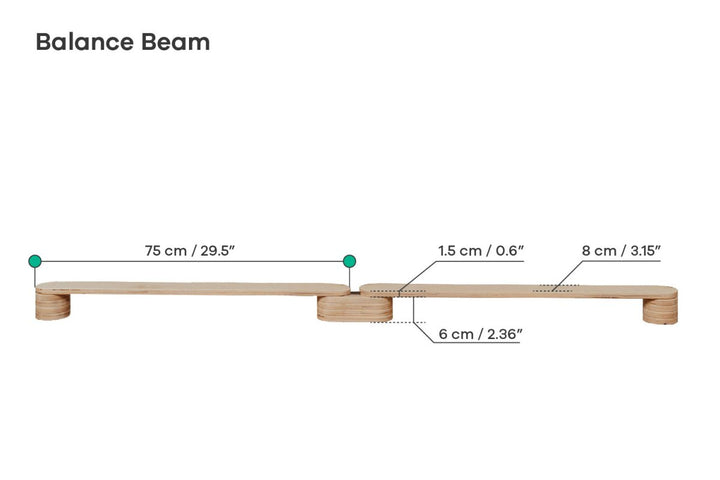 Balansbrädor - Set Om 4 Delar - Rootly - 