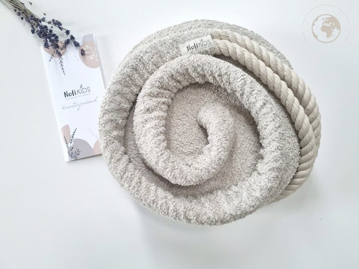 Barngunga inomhus - HopOn Bouclé Pärlvit - Rootly-