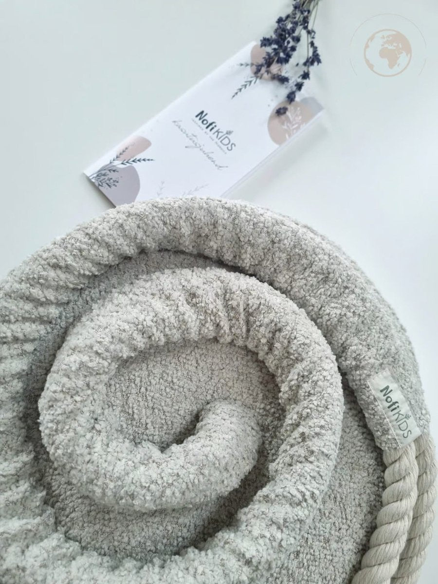 Barngunga inomhus - HopOn Bouclé Pärlvit - Rootly-