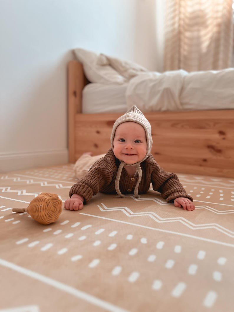 Boho Sand Lekmatta Av Skumgummi - Giftfri - Rootly-Bebis