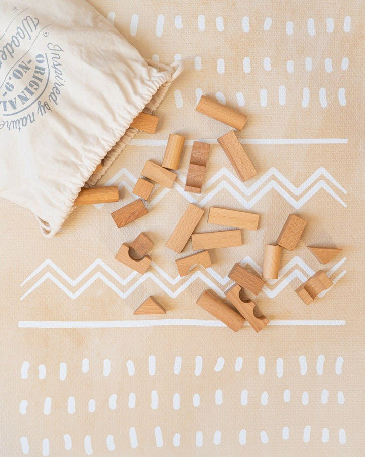 Boho Sand Lekmatta Av Skumgummi - Giftfri - Rootly-Bebis