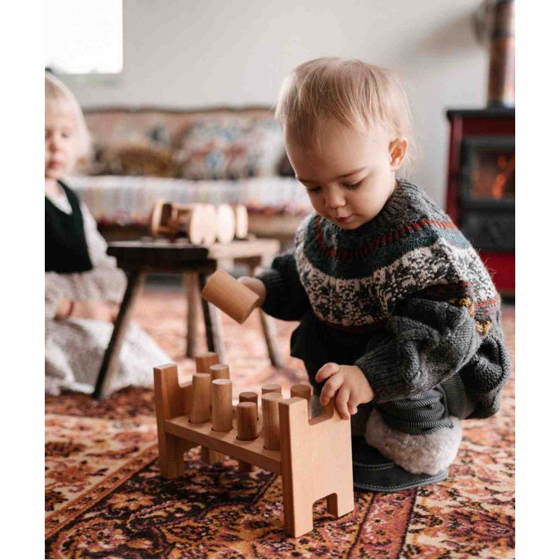 Bultbräda - Träfärgad - Rootly - Träleksaker