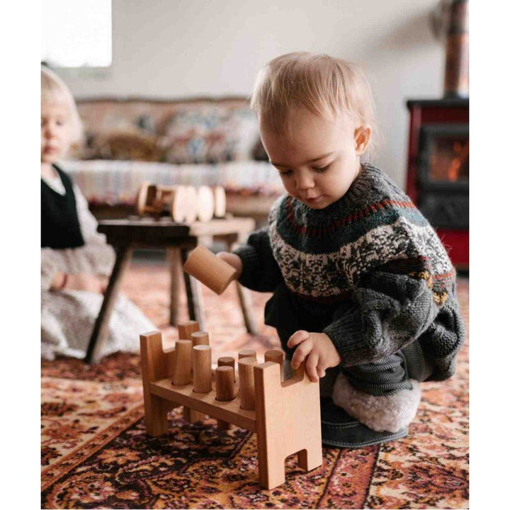 Bultbräda - Träfärgad - Rootly - Träleksaker