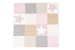 Ekologisk Liten Aktivitetsfilt För Bebis, 80x80 cm - Rosa - Rootly - Bebis