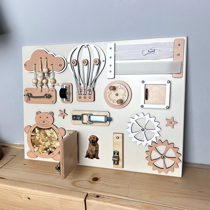 Extra liten aktivitetsbräda för barn (30×40 cm) - Rootly - Montessori leksaker