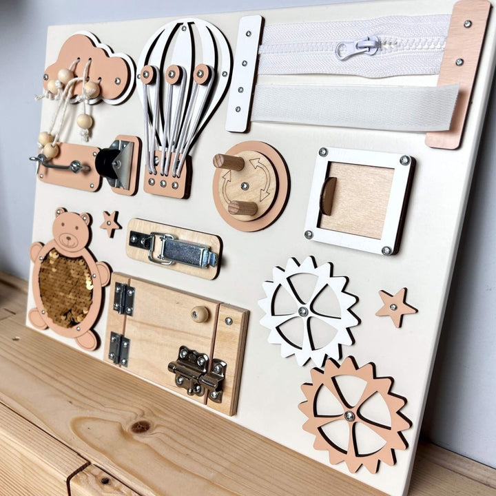Extra liten aktivitetsbräda för barn (30×40 cm) - Rootly - Montessori leksaker