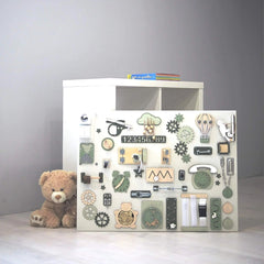 Extra stor Montessori aktivitetstavla (60×80 cm) - Rootly - Montessori leksaker