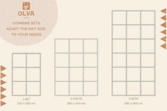 Giftfri Lekmatta Av Skumgummi - Boho Classic - Rootly - Bebis