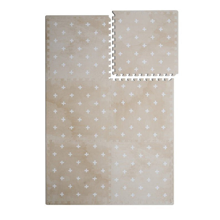 Giftfri Lekmatta Av Skumgummi - Cross Sand - Rootly - Bebis