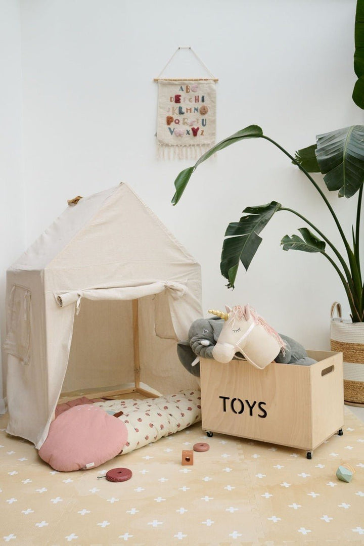 Giftfri Lekmatta Av Skumgummi - Cross Sand - Rootly - Bebis