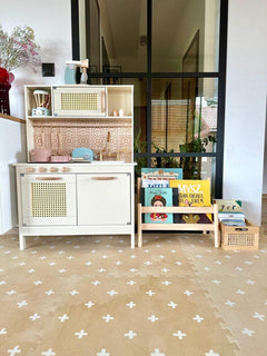 Giftfri Lekmatta Av Skumgummi - Cross Sand - Rootly - Bebis