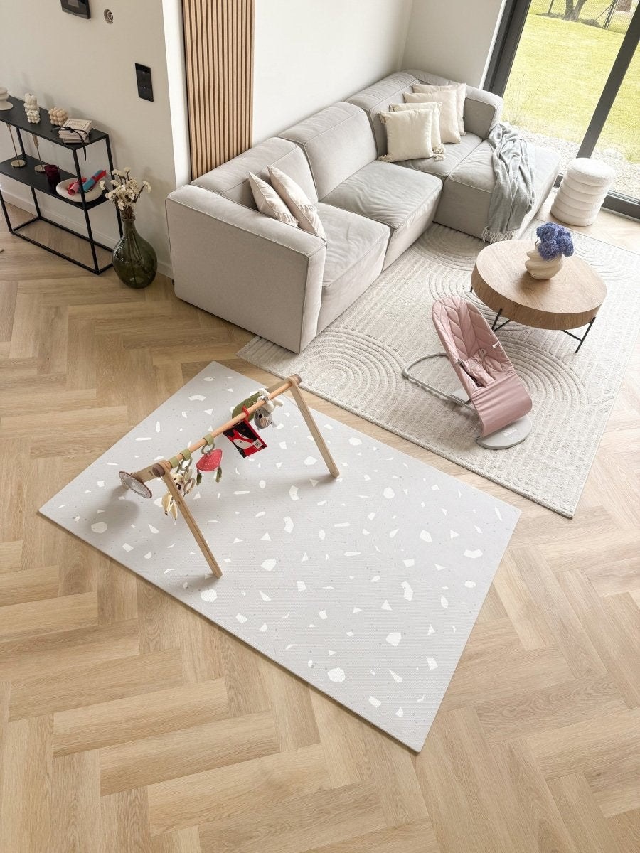 Giftfri Lekmatta Av Skumgummi - Terrazzo Lavender - Rootly - Bebis