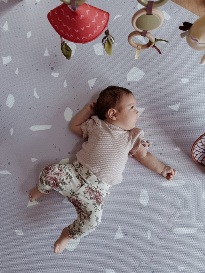 Giftfri Lekmatta Av Skumgummi - Terrazzo Lavender - Rootly - Bebis