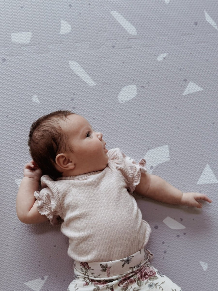 Giftfri Lekmatta Av Skumgummi - Terrazzo Lavender - Rootly - Bebis