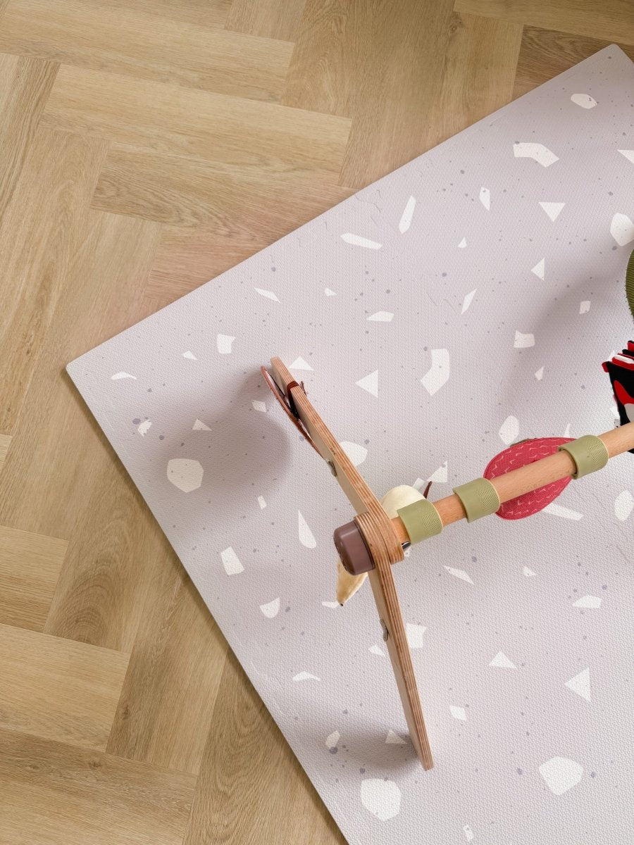 Giftfri Lekmatta Av Skumgummi - Terrazzo Lavender - Rootly - Bebis