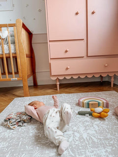 Giftfri Lekmatta Av Skumgummi - Vintage Beige - Rootly - Bebis