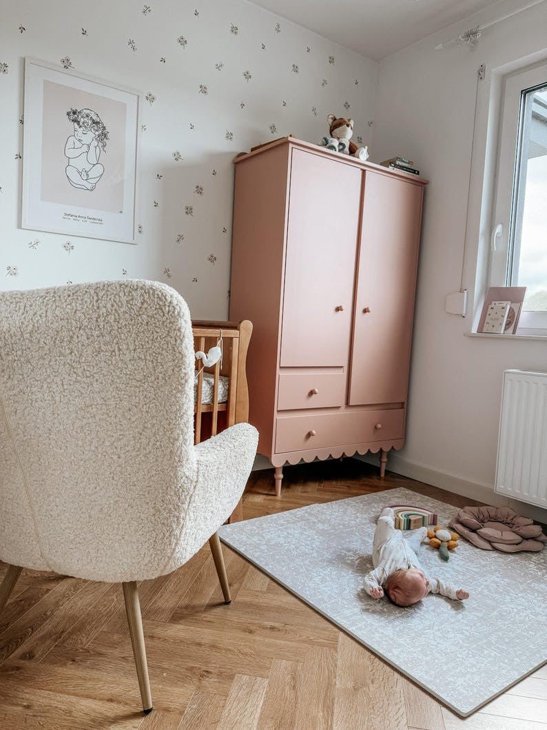 Giftfri Lekmatta Av Skumgummi - Vintage Beige - Rootly - Bebis