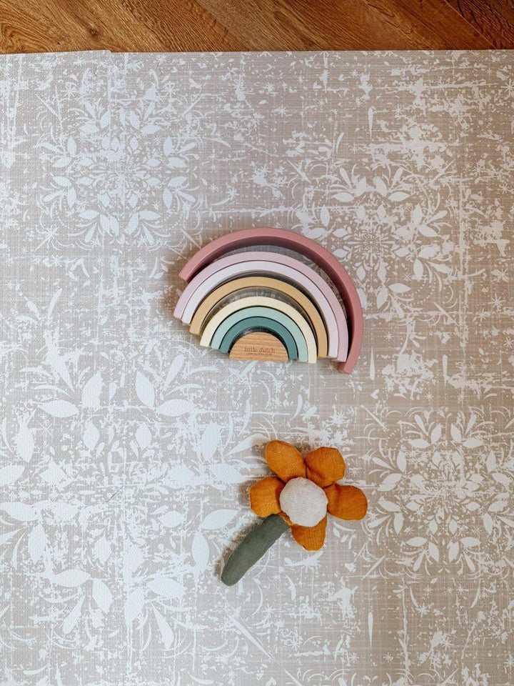 Giftfri Lekmatta Av Skumgummi - Vintage Beige - Rootly - Bebis
