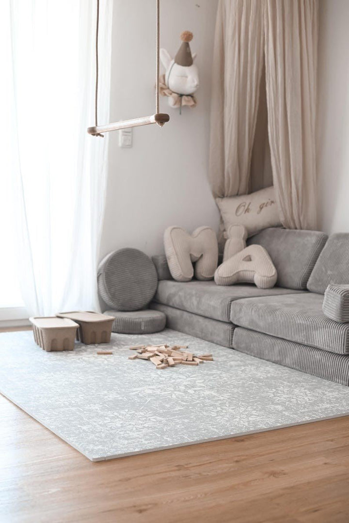 Giftfri Lekmatta Av Skumgummi - Vintage Grey - Rootly - Bebis
