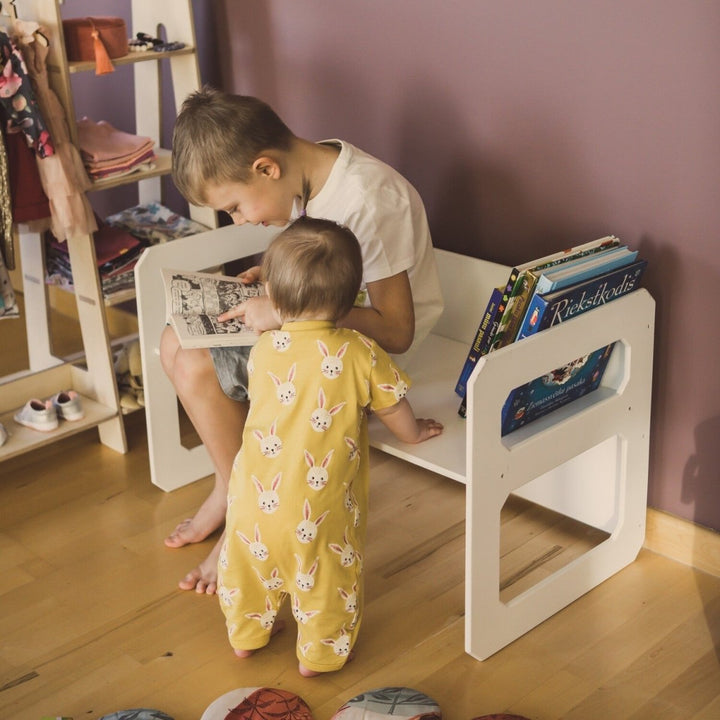 Handgjort Montessori Avvänjningsbord Med 1 Stol - Rootly - Montessori möbler