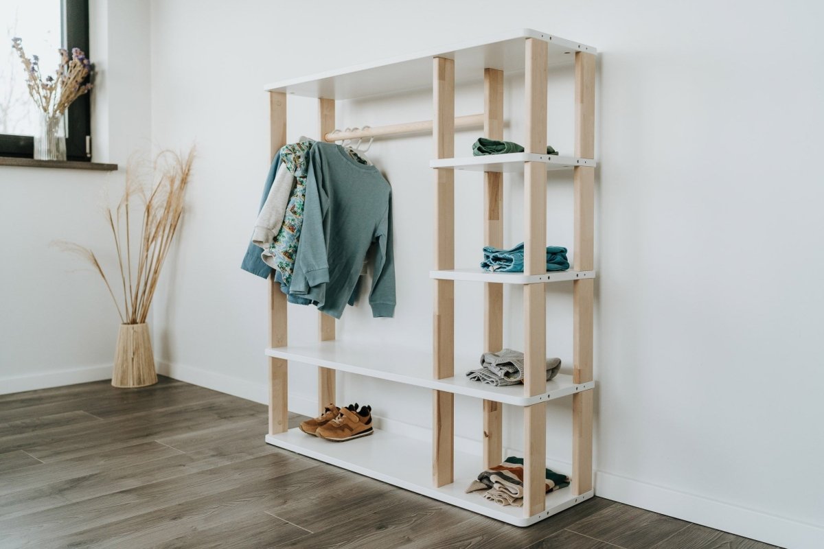 Handtillverkad Modulär Montessori Garderob - Rootly - 