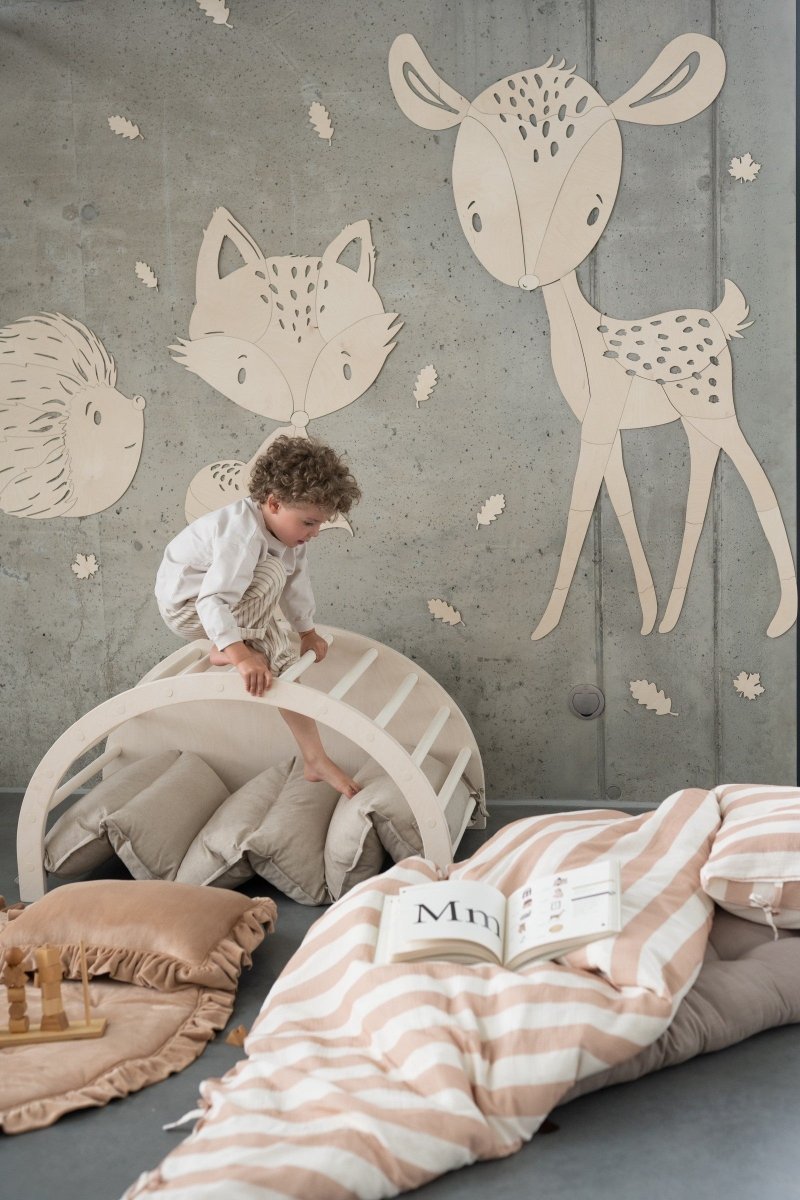 Hjort - Väggdekoration i Trä - Rootly - 