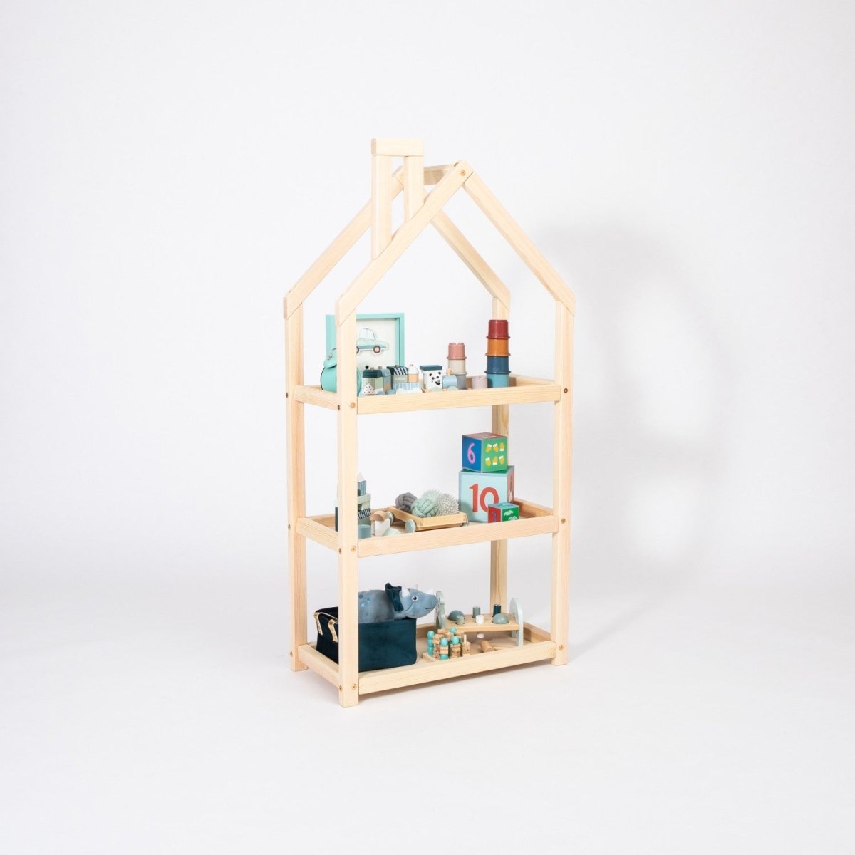 Husformad Hylla För Barn I Montessori Stil - Rootly - 