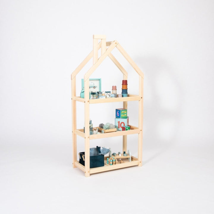 Husformad Hylla För Barn I Montessori Stil - Rootly - 