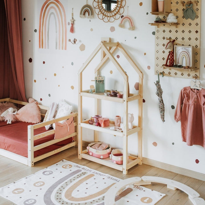 Husformad Hylla För Barn I Montessori Stil - Rootly - 