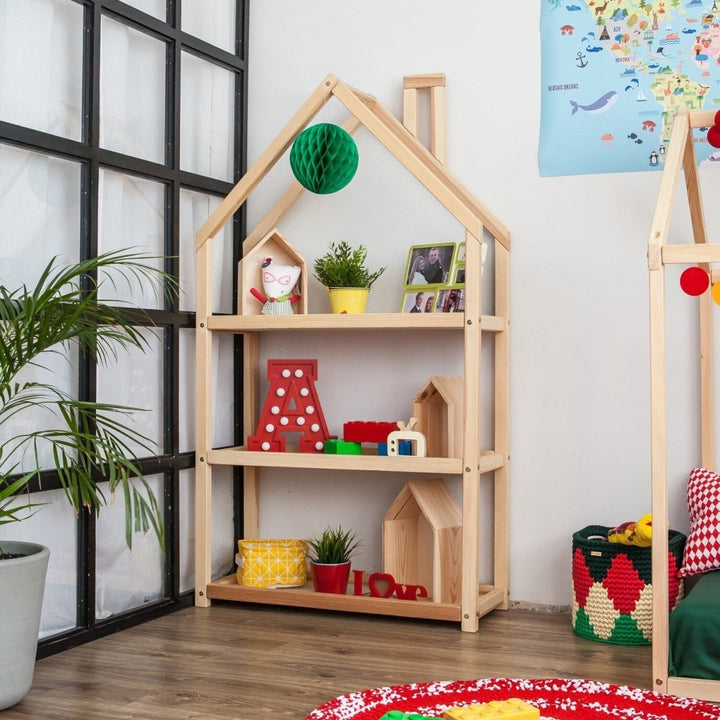 Husformad Hylla För Barn I Montessori Stil - Rootly - 