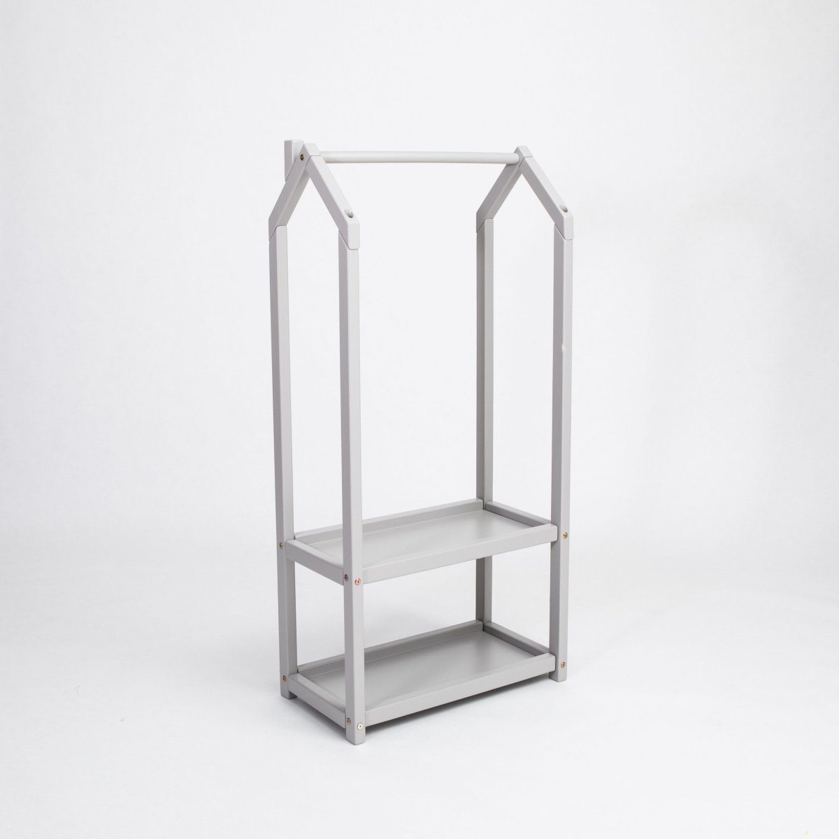 Husformad Klädställning Med Hyllor För Barn - Rootly - Montessori möbler