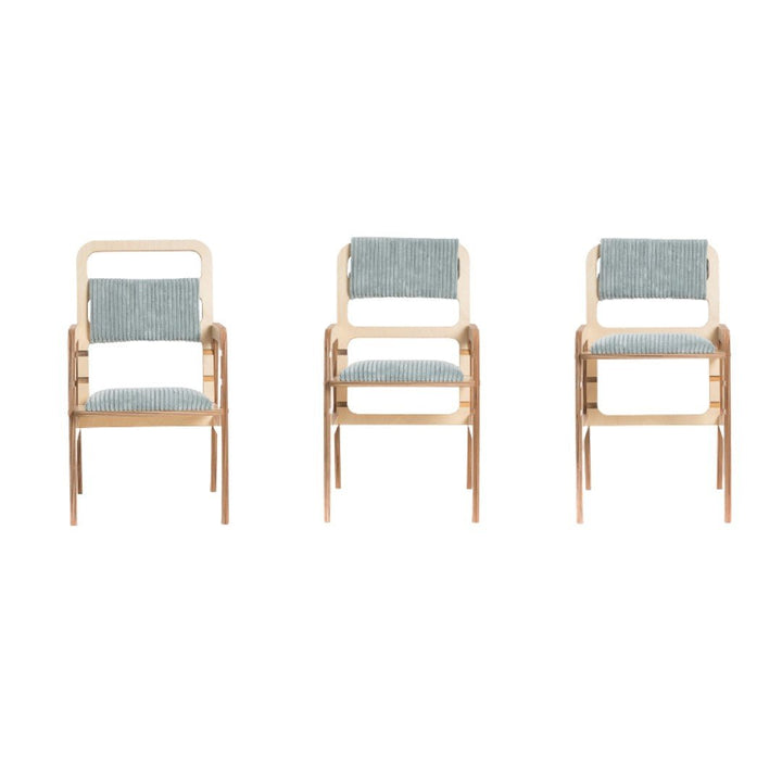 Justerbart och multifunktionellt bord och stol set för barn i Montessori stil - Mint grön - Rootly - Montessori möbler