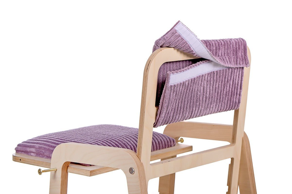 Justerbart och Multifunktionellt Bord och Stol Set För Barn i Montessori Stil - Rosa - Rootly - Montessori möbler