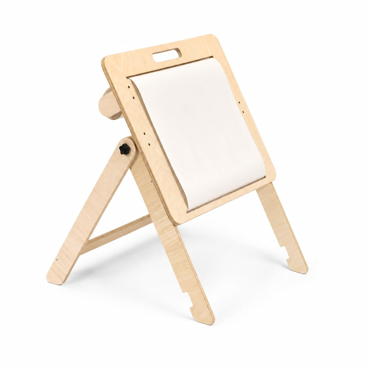 2-i-1 ritbord och staffli i björkplywood med pappersrulle från leg&go