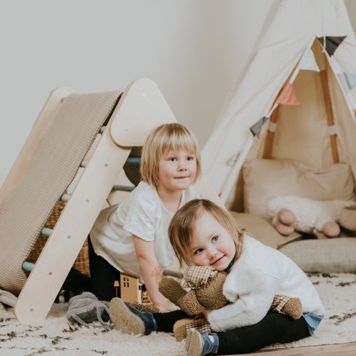 leg&go Pikler Triangel - Pastel klättertriangel för 6 månader - 5 år - Rootly - Pikler Trianglar