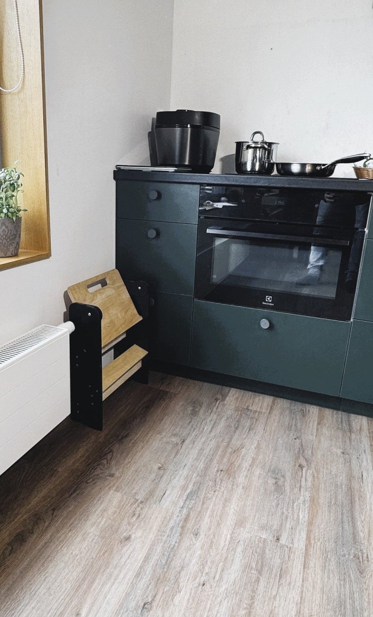 Liten platsbesparande vikbar pall för barn - Rootly - Stegpallar