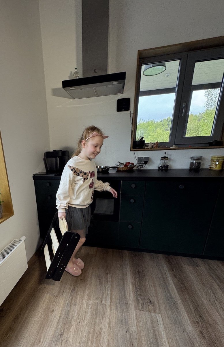 Liten platsbesparande vikbar pall för barn - Rootly - Stegpallar