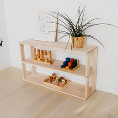 Modulär Montessori Hylla Rak - 3 Hyllplan - Rootly - 