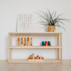 Modulär Montessori Hylla Rak - 3 Hyllplan - Rootly - 