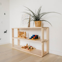 Modulär Montessori Hylla Rak - 3 Hyllplan - Rootly - 