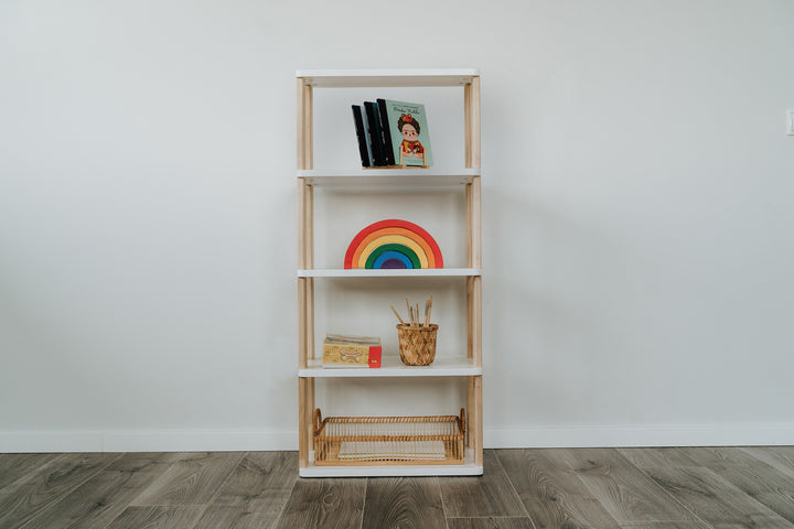 One Little Pine Montessori-hylla Mini för barnrum – 5 hyllplan