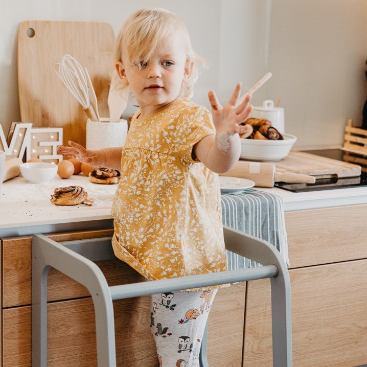 Montessori Hjälpa - Till - Torn I Olika Färger - Rootly - Stegpallar