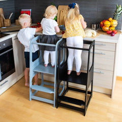 Montessori Hjälpa - Till - Torn I Olika Färger - Rootly - Stegpallar