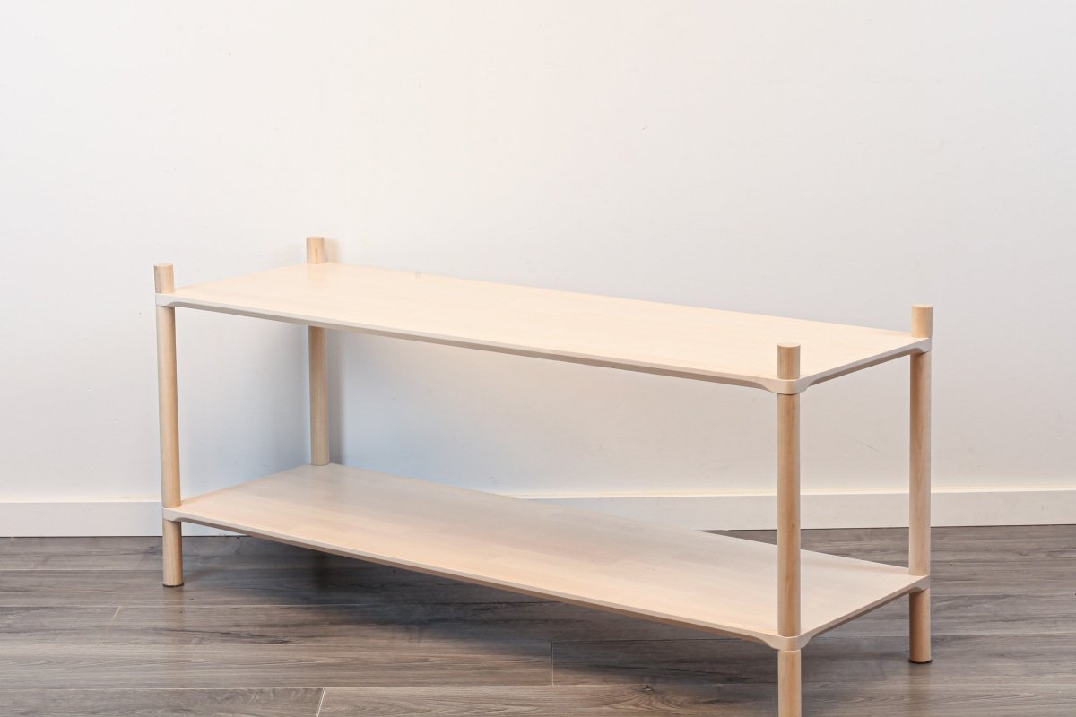 Montessori - Inspired Stor Hylla i Trä - 2 Hyllplan - Rootly - 