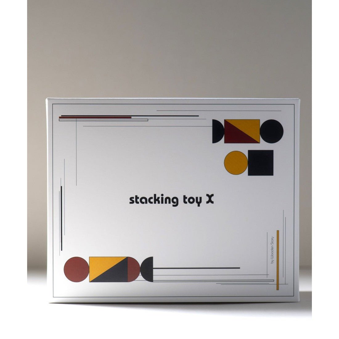 Montessori Inspirerad Modern Stapel Leksak X - Rootly - Träleksaker